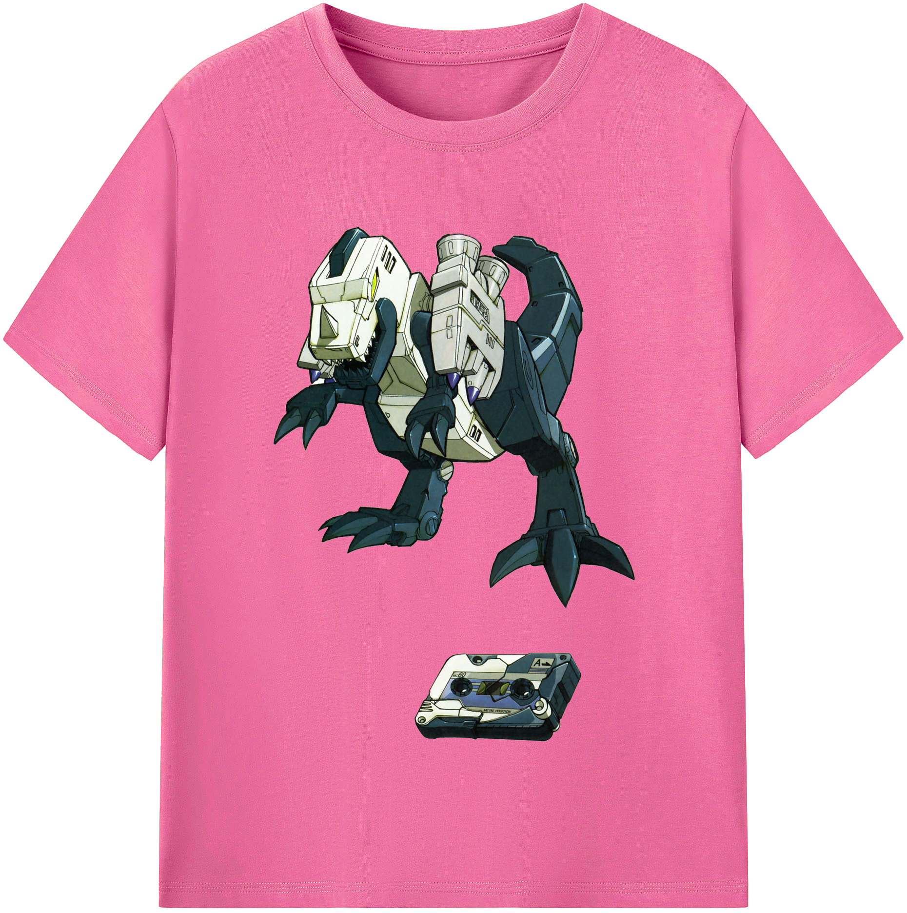 （画像用）  レディースカジュアルプリントTシャツ（綿100％）
